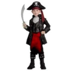 Hkostüm Cadılar Bayramı Kara İnci Korsan Çocuk Kostümü Lüks 9-10 Yaş