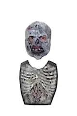 Cadılar Bayramı Zombie Maske Gövde Seti