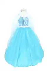 Elsa Kostümü Lüks Tarlatanlı 3-4 Yaş