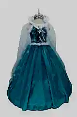 Elsa Kostümü Lüks Tarlatanlı 5-6 Yaş