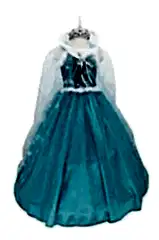 Elsa Kostümü Lüks Tarlatanlı 7-8 Yaş