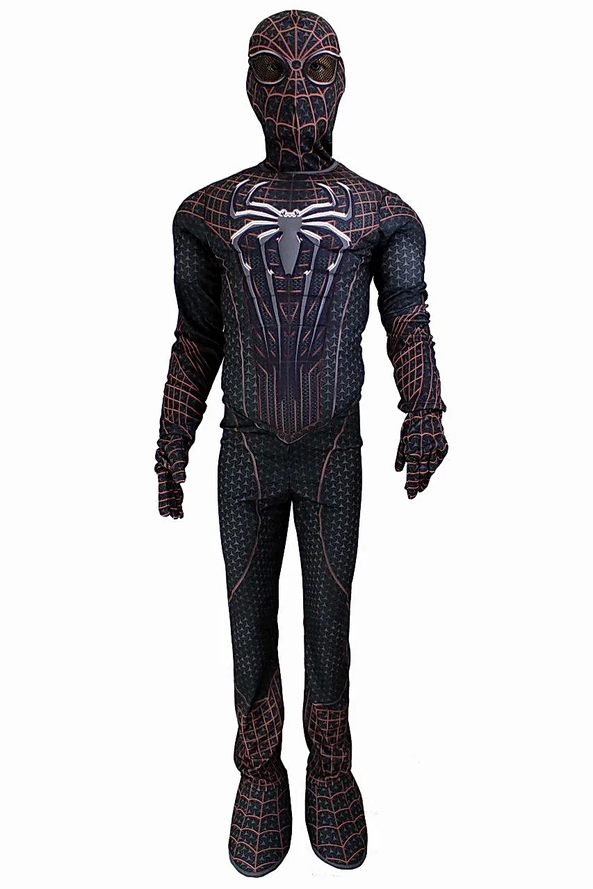 Siyah Örümcek Adam Kostümü - Black Spiderman Costume