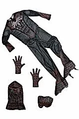 Siyah Örümcek Adam Kostümü - Black Spiderman Costume
